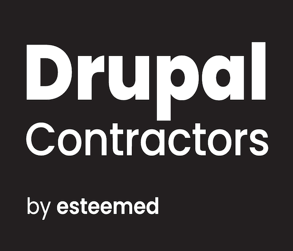 Drupal Contractors by esteemed logo
