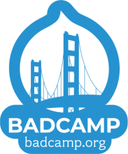 BADCamp golden gate bridge logo